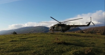 Военные учения на полигоне